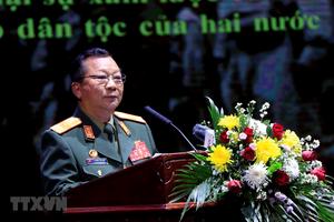Míttinh kỷ niệm 70 năm ngày truyền thống quân tình nguyện tại Lào