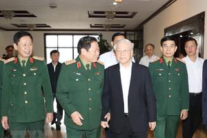 Tổng bí thư chủ trì hội nghị tổng kết công tác quân sự, quốc phòng