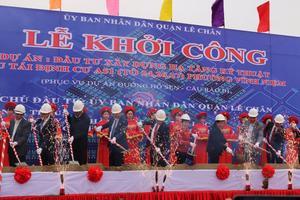 Khởi công xây dựng hạ tầng kỹ thuật khu tái định cư A51