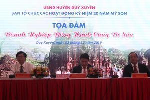 Quảng Nam: Doanh nghiệp đồng hành cùng di sản