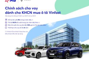 Siêu ưu đãi khi vay vốn tại MB mua ô tô Vinfast  ​
