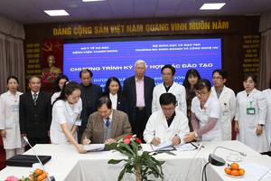 Ký kết hợp tác đào tạo thực hành với Bệnh viện Thanh Nhàn