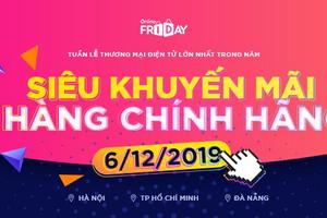Online Friday 2019 dự kiến thu về 2.500 tỷ đồng giao dịch