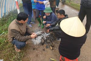 Người dân tiếp tục chặn xe vào bãi rác Nam Sơn do công tác GPMB