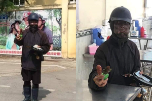 Công an vào cuộc truy tìm đối tượng ăn xin mặt đen kỳ dị