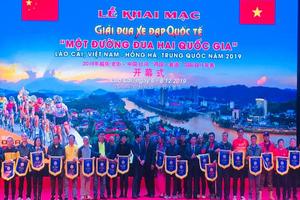 Khai mạc Giải Đua xe đạp Quốc tế Lào Cai 2019