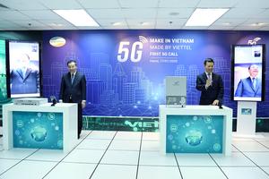 Viettel thực hiện cuộc gọi 5G đầu tiên trên thiết bị 5G Make in Vietnam, Made by Viettel