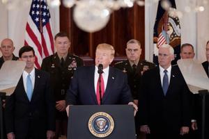 Ẩn ý nước Mỹ sẵn sàng tấn công từ bài phát biểu của Tổng thống Donald Trump