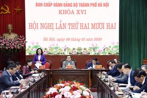 Thành ủy Hà Nội tập trung thực hiện 9 nhiệm vụ trọng tâm