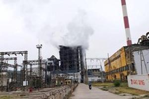 Tổ máy 300MW công ty Nhiệt điện Uông Bí gặp sự cố lò hơi