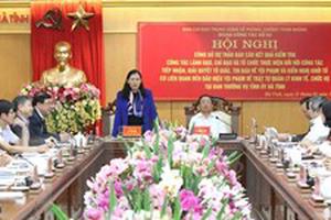 Đoàn công tác về phòng, chống tham nhũng làm việc tại tỉnh Hà Tĩnh