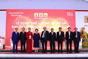 Tập đoàn BRG động thổ và công bố dự án Khu du lịch Quốc tế đa chức năng BRG Garden City