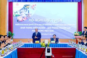 Thủ tướng dự Hội nghị triển khai Nghị quyết 01 và 02 của Bộ Kế hoạch và Đầu tư