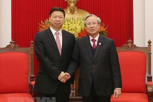 Thường trực Ban Bí thư tiếp Đoàn Đại biểu Đảng Cộng sản Trung Quốc