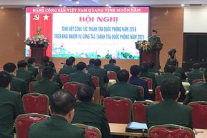 Thanh tra ngành Quốc phòng: Hoàn thành 100% các cuộc thanh tra, kiểm tra