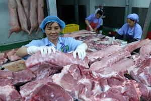 Nhập khẩu thịt lợn từ nhiều nước để đảm bảo nguồn cung thị trường Tết