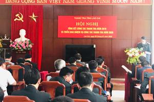 Thanh tra tỉnh Lào Cai: Triển khai nhiệm vụ công tác năm 2020  