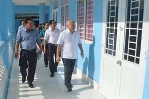 Sóc Trăng: Kiểm tra công tác chuẩn bị để học sinh trở lại trường
