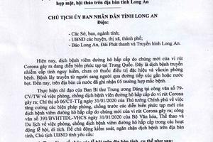 Tạm dừng tổ chức các lễ hội để phòng, chống dịch Virus Corona