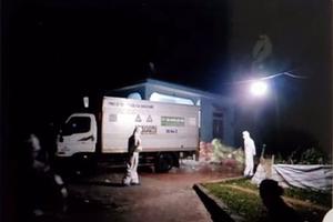 Sóc Sơn: Tiêu hủy hơn 600kg chất thải gồm khẩu trang y tế, găng tay, mũ  