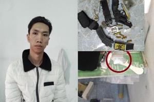 Bắt giữ đối tượng “giấu” 3 khẩu súng cùng ma túy trong phòng