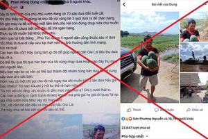 Bịa thông tin 4 người tự tử trên Facebook bị công an “sờ gáy”