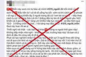 Hà Nội: Tiếp tục xử lý 2 người tung tin thất thiệt về Covid-2019