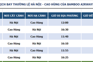 Bay thẳng Hà Nội – Cao Hùng (Đài Loan – Trung Quốc) giá từ 117.000 VNĐ với Bamboo Airways