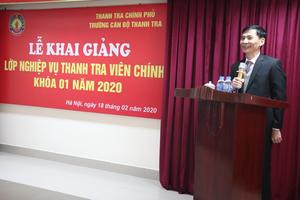 Khai giảng lớp thanh tra viên chính khóa 1
