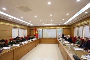 Trường Đại học Kinh doanh và Công nghệ Hà Nội trao đổi hợp tác đào tạo với Học viện Quân y