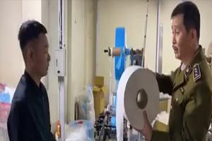 Lô khẩu trang hơn 1 tỷ bị tạm giữ là hàng giả làm từ giấy vệ sinh