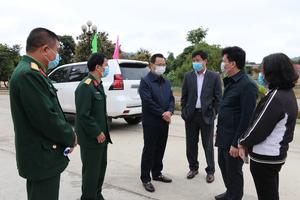 Lào Cai: Tăng cường kiểm tra công tác phòng, chống dịch nCoV