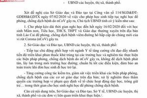 Lào Cai: Tiếp tục cho học sinh nghỉ học đến hết ngày 16/2