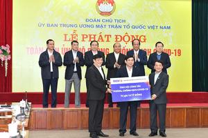 Phát động phong trào chung tay phòng, chống dịch Covid-19 và hạn hán, xâm nhập mặn