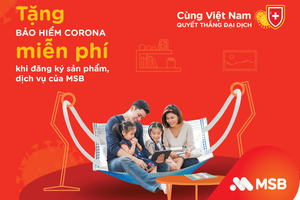 MSB tặng khách hàng bảo hiểm Corona Guard 