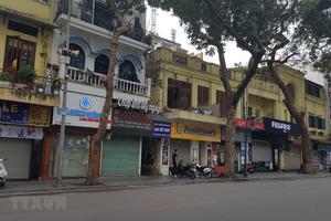 Hàng loạt cửa hàng kinh doanh dịch vụ đóng cửa phòng dịch COVID-19