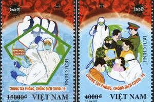 Phát hành bộ tem ''Chung tay Phòng, chống Dịch COVID-19''