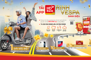 Ra mắt chương trình “TẢI APP HDBANK – RINH VESPA SÀNH ĐIỆU” từ HDBank