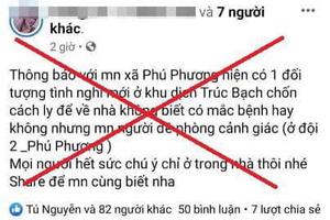 Hà Nội: Tung tin trốn cách ly, thêm một Facebooker bị xử lý