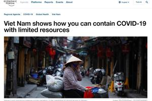 WEF: Việt Nam trở thành 'ngọn hải đăng' về ứng phó với dịch COVID-19