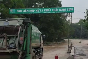 Hà Nội: Chỉ đạo quyết liệt giải quyết ô nhiễm môi trường ở bãi rác Nam Sơn