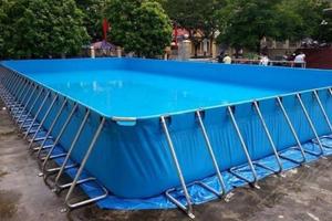 Trang bị bể bơi lắp ghép cho 40 trường tiểu học và THCS