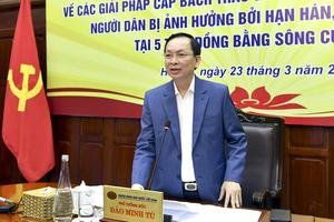 Ngành Ngân hàng tăng cường hỗ trợ khách hàng bị ảnh hưởng do xâm nhập mặn