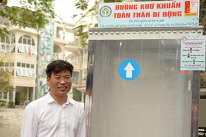 Bộ Y tế khuyến cáo không nên sử dụng buồng khử khuẩn toàn thân di động