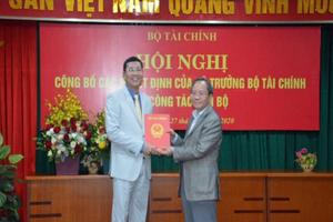 Ông Trần Huy Trường giữ chức Chánh Thanh tra Bộ Tài chính