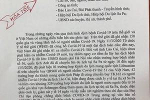 Lào Cai: Tạm dừng đón khách tại các khu, điểm du lịch, di tích, danh thắng