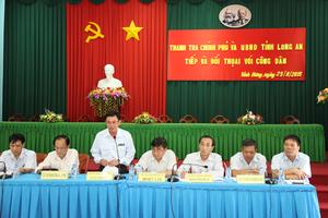 Lãnh đạo Thanh tra Chính phủ tiếp và đối thoại với công dân