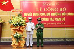 Công an tỉnh Quảng Bình có giám đốc mới