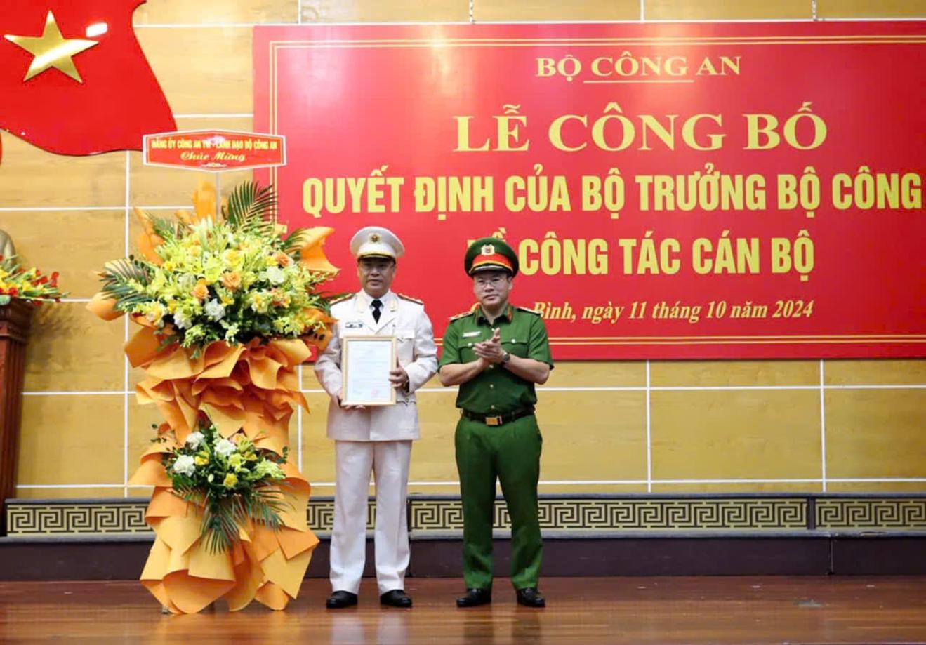 Công an tỉnh Quảng Bình có giám đốc mới. 6708ee5e0e2a0c404e4b2f59