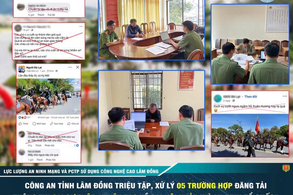 Triệu tập, xử lý 5 trường hợp thông tin xuyên tạc, sai sự thật